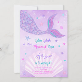 Convite para Sereia de Cor da Água