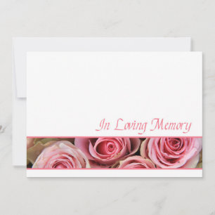 Convite para Serviço Memorial Loving