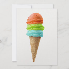 Convite para Sherbet de sorvete - SRF