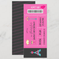 Convite para Show de Aniversário Temático de Paris