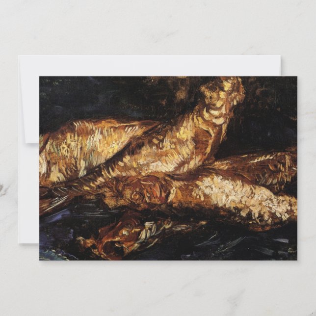 Convite para Still Life Bloaters de Vincent van Go (Frente)