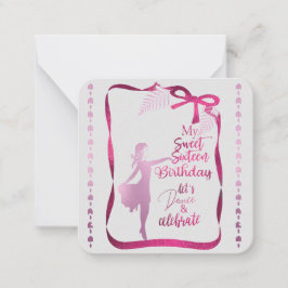 Convite para Sweet 16