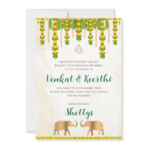 Convite para Telugu Digital e Convite para Casamen