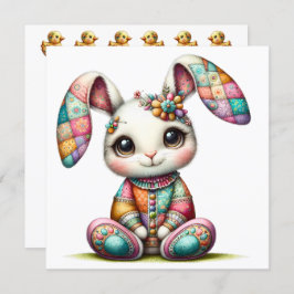 Convite para Tema Coelho do precioso