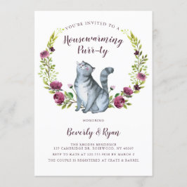 Convite para Tema de Cat para Festa de Compras par