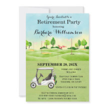 Convite para Tema Golf do Partido da Reforma