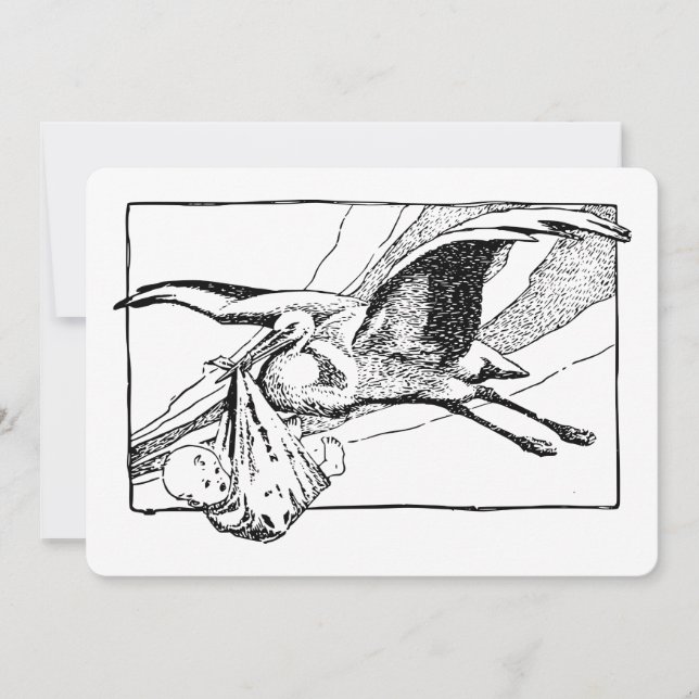 Convite para Tempestade e Bebê (Frente)