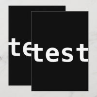 convite para teste