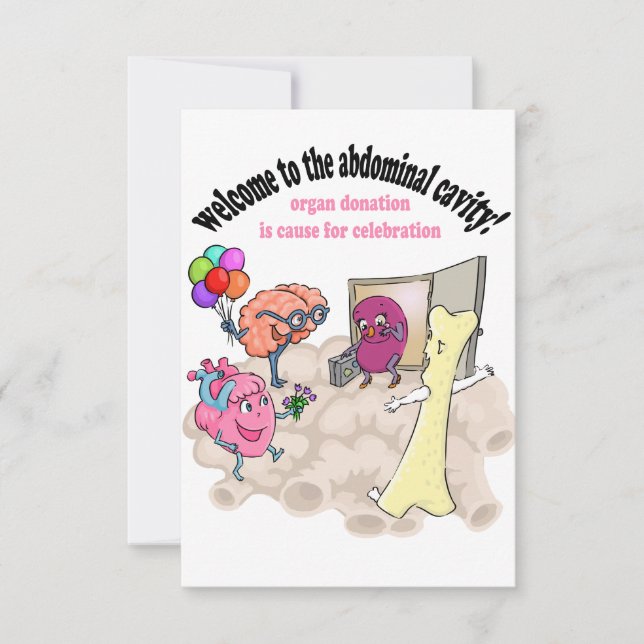 Convite para transplante de órgãos (Frente)