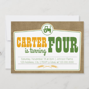 Convite para Trator de País