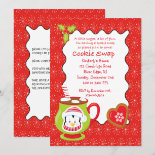 Convite para troca/troca de cookies/cookies hot Co