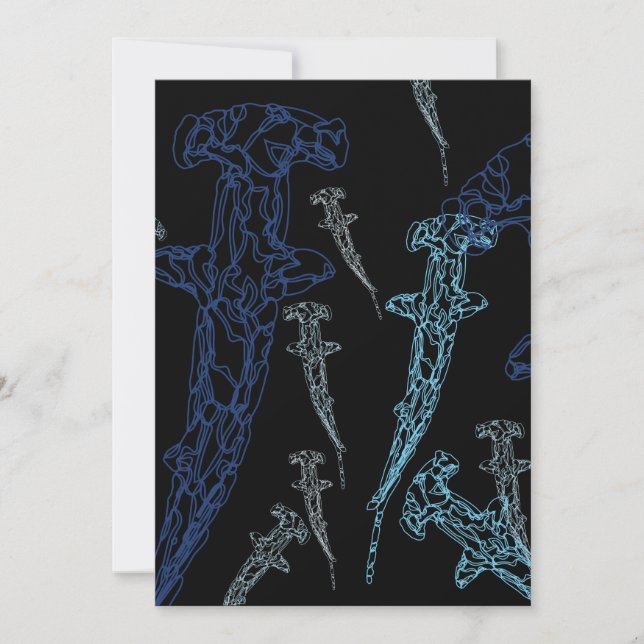 Convite para tubarão-martelo (Frente)