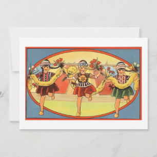 Convite para Tulip e Sapatos de Madeira