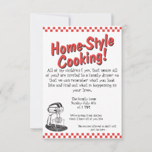 Convite para um Janto Familiar Muito Necessário