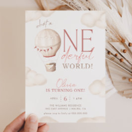 Convite para um primeiro aniversario mundial marav