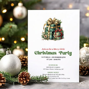 Convite para uma festa de presentes de Natal vitor