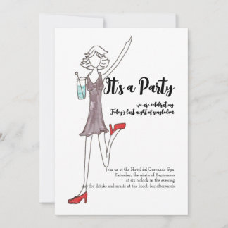 Convite para uma noite das meninas