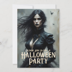 Convite para uma Noite de Halloween Gótico de Mist