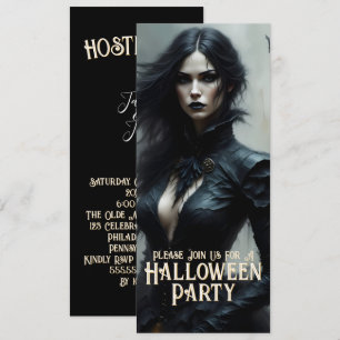 Convite para uma Noite de Halloween Gótico de Mist