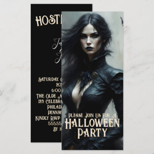Convite para uma Noite de Halloween Gótico de Mist