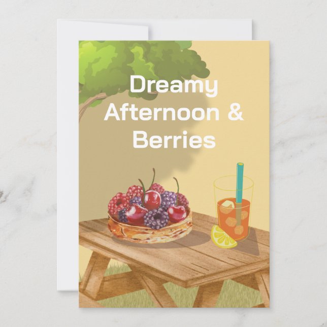 Convite para uma Tarde Sonhadora – Frutas Doces &  (Frente)