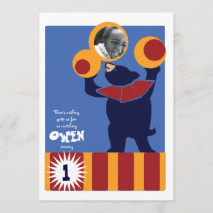 Convite para Urso de Circo