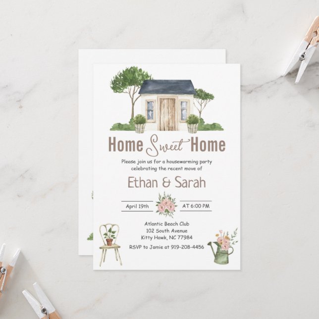 Convite para uso doméstico (Frente/Verso In Situ)