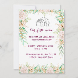 Convite para uso doméstico