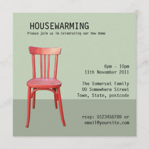 Convite para Uso Doméstico Verde