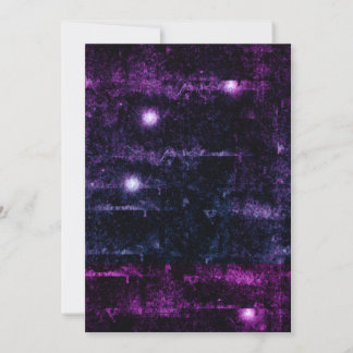 Convite para Vazio Cyberpunk, Grunge Glitchy
