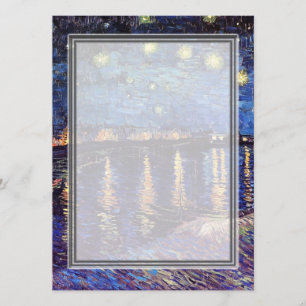 convite para vazio, van Gogh noite estrelada