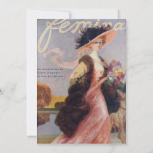 Convite para Vazios da Revista Francesa Femina 190