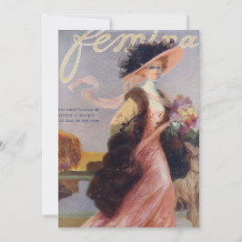 Convite para Vazios da Revista Francesa Femina 190