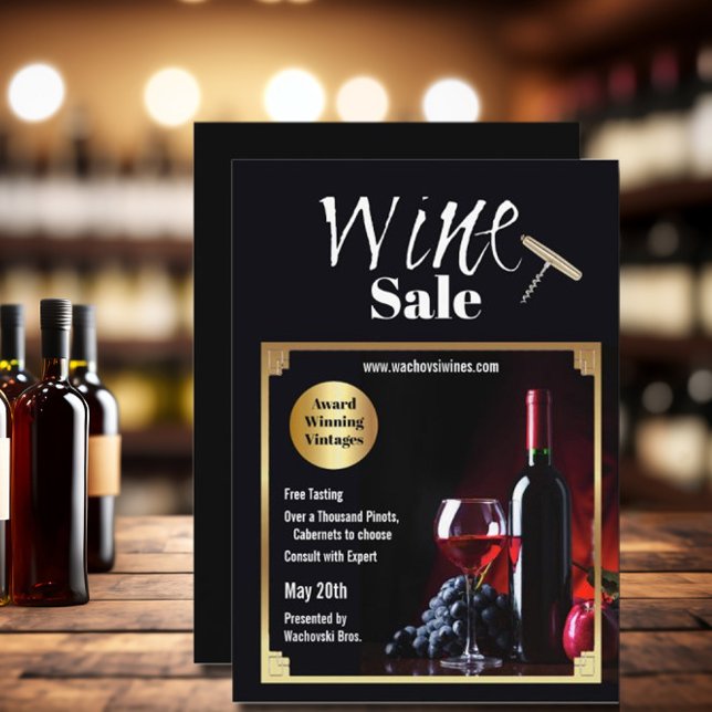 convite para venda de vinho (Criador carregado)