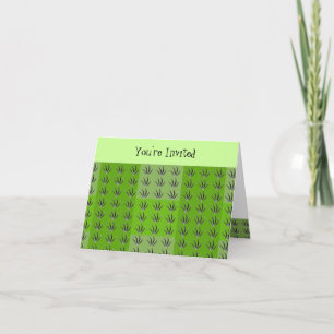 Convite para Verão de Grass Verde