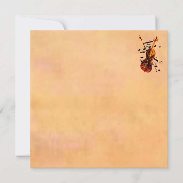 Convite para Violin (Frente)