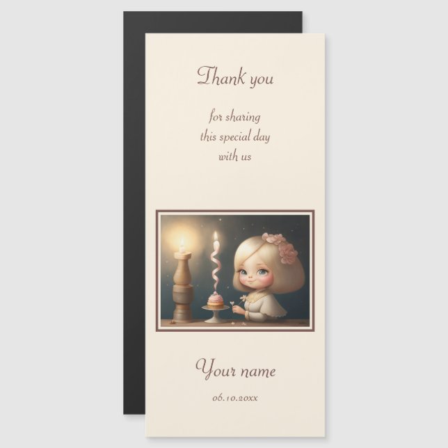 Convite Parabéns, garota 01 (Frente/Verso)