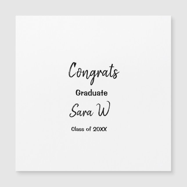 Convite Parabéns turma de adicionar ano nome escola faculd (Frente)