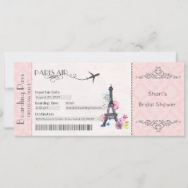 Convite Paris, Chá de panela de Paris, Chá de fral