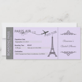 Convite Paris, Festa Tema Paris, Aniversário