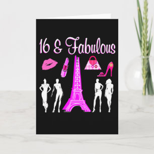 CONVITE PARIS INSPIRED SWEET 16TH BIRTHDAY DESIGN