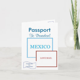 Convite Passaporte de Convite|5,6" x 4