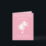 Convite Passaporte do rosa do aniversário de 21 anos de<br><div class="desc">Uma surpresa do presente de aniversário de 21 anos do divertimento! Você precisa uma maneira do divertimento de dar uma viagem como um presente! Envie um passaporte com toda a informação. Eu incluí duas fotos que eu tomei em umas férias eu tive assim que você pode manter aquelas fotos ou...</div>