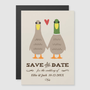 Convite Patos do Amor Casando Salvem a Data