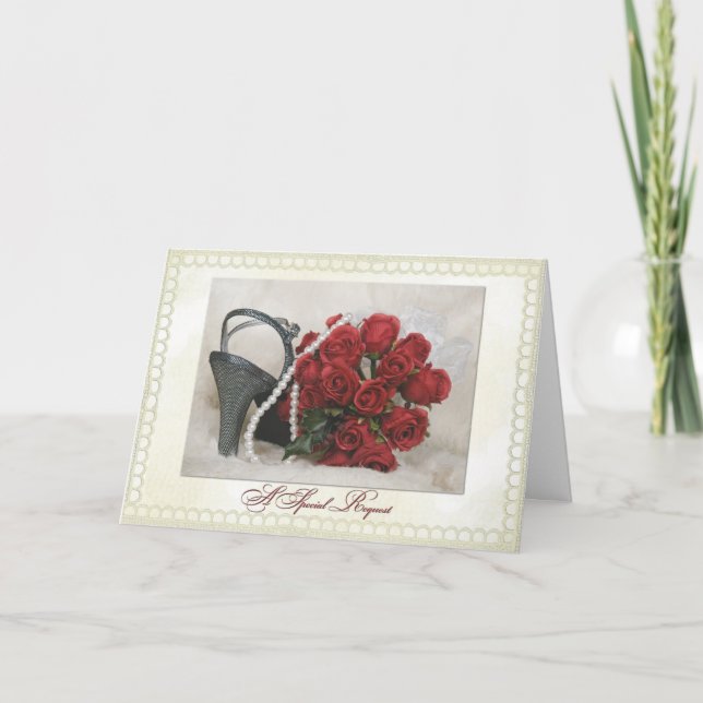 Convite Pedido da noiva (Frente)