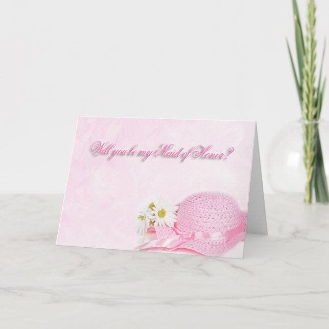 Convite Pedido de Dama de Honra (Frente)