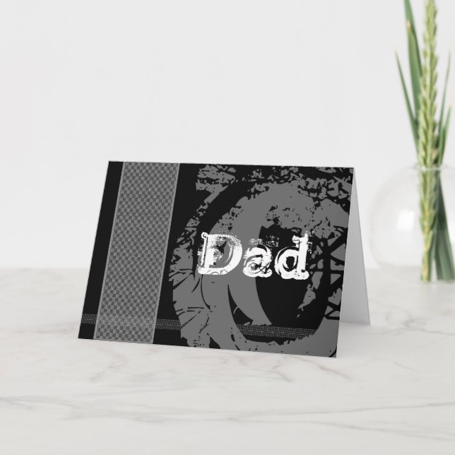 Convite Pedido de Padrinho ao Pai - Design Monocromático E (Frente)