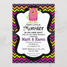 Convite pequeno do chá de fraldas do Dia das