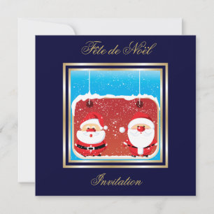Convite Père Noël Fête de Noël