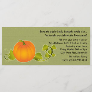 Convite Perfeito para Abóbora